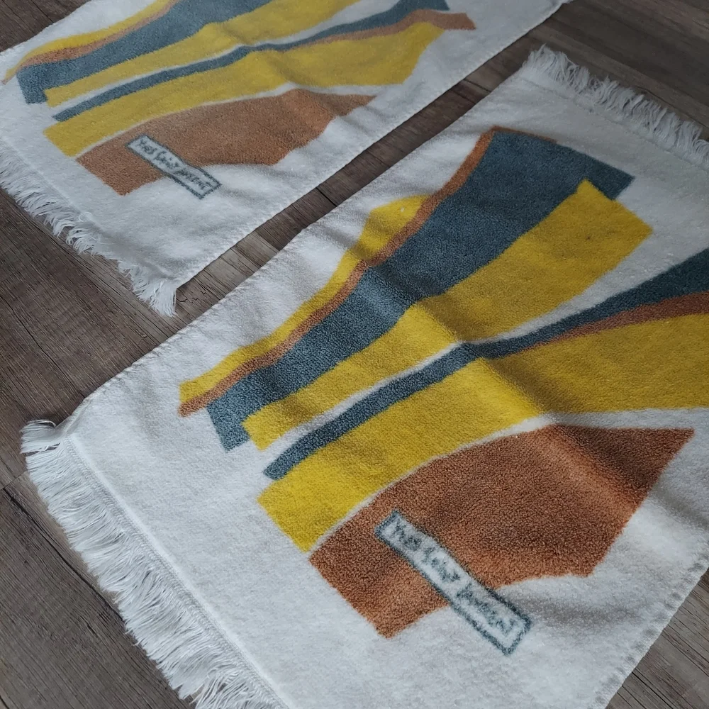 Vintage Yves Saint Laurent Hand Towels